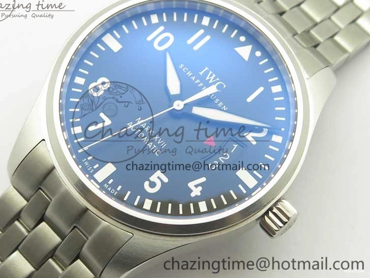 MIROTIME 0107 Mark XVII IW326504 MKS 1:1 Best Edition Black Dial On SS Bracelet MIYOTA 9015 V Durable 7210